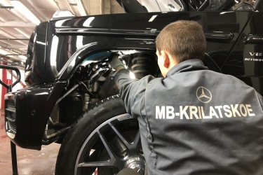 Диагностика Mercedes G-class - изображение 2