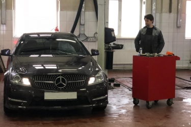 Кузовной ремонт Mercedes C Coupe - изображение 0