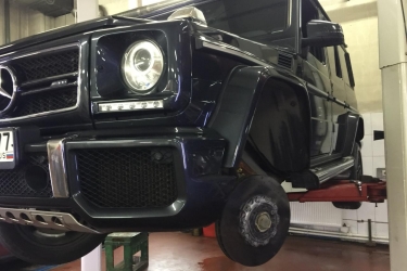 Замена ступичного подшипника Mercedes G-class - изображение 1