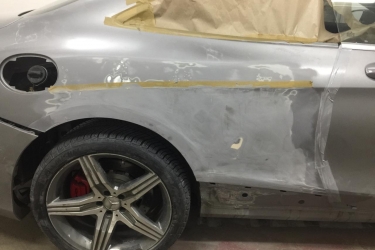 Ремонт заднего крыла Mercedes S Coupe - изображение 5