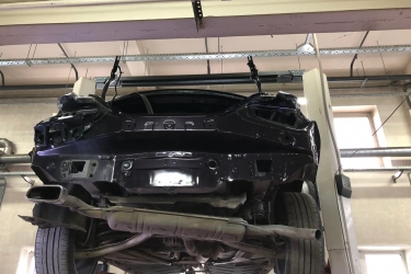 Ремонт заднего крыла Mercedes CLA - изображение 6