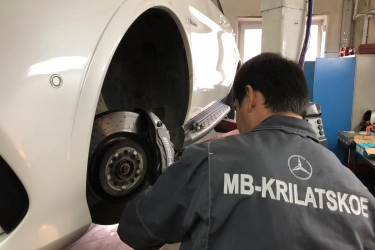 Замена колодок Mercedes GLE-class - изображение 2