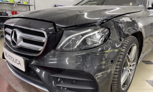 Mercedes E-class w213, кузовной ремонт - фото до ремонта
