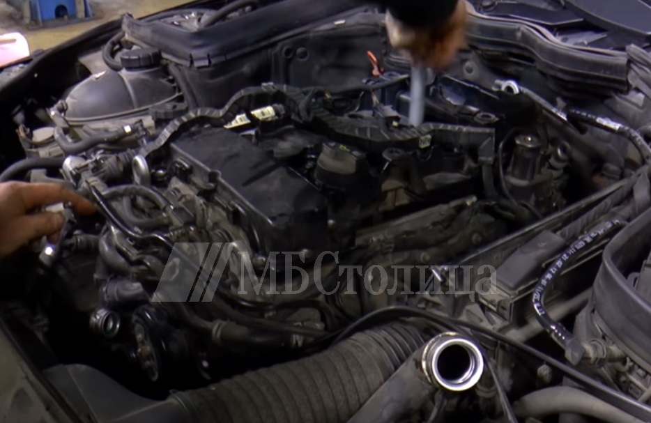 замена цепи грм мерседес glk 300
